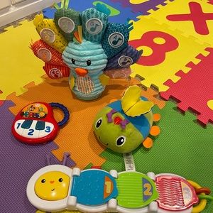Mix of Fisher Price and Baby Einstein Toys